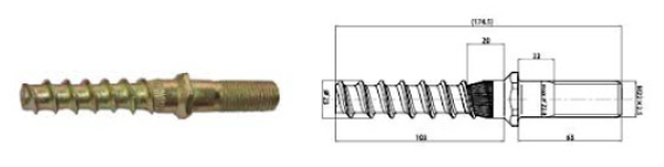 rail screw rail screw